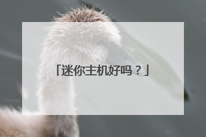 迷你主机好吗?