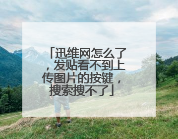 迅维网怎么了,发贴看不到上传图片的按键,搜索搜不了