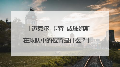 迈克尔-卡特-威廉姆斯在球队中的位置是什么?