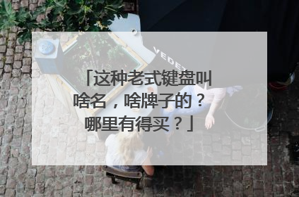 这种老式键盘叫啥名，啥牌子的？哪里有得买？