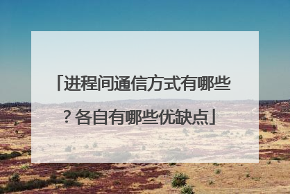 进程间通信方式有哪些?各自有哪些优缺点