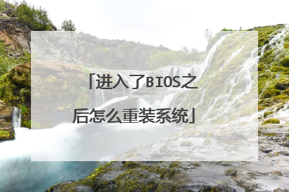 进入了BIOS之后怎么重装系统
