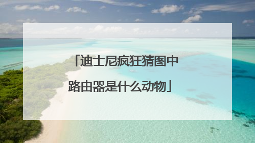 迪士尼疯狂猜图中路由器是什么动物