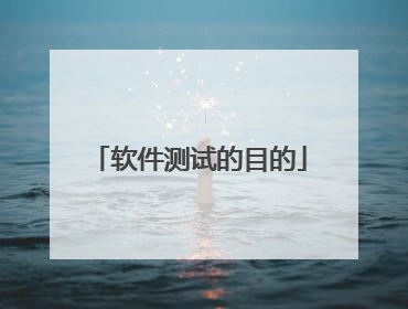 软件测试的目的