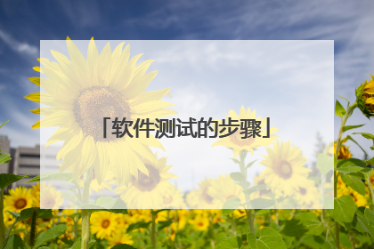 软件测试的步骤
