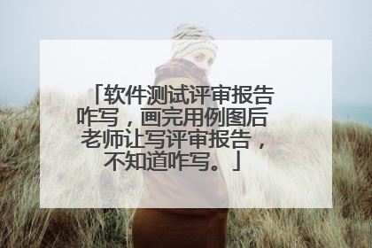 软件测试评审报告咋写,画完用例图后老师让写评审报告,不知道咋写。