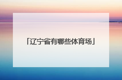 辽宁省有哪些体育场