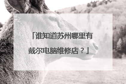 谁知道苏州哪里有戴尔电脑维修店?