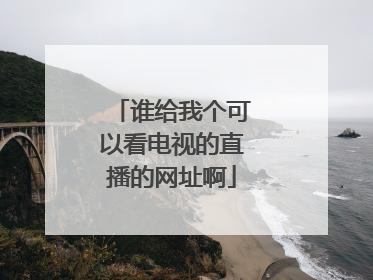 谁给我个可以看电视的直播的网址啊