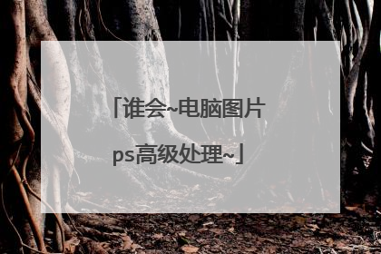 谁会~电脑图片ps高级处理~