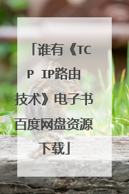 谁有《TCP IP路由技术》电子书百度网盘资源下载