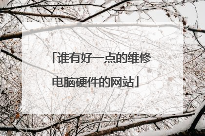 谁有好一点的维修电脑硬件的网站