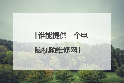 谁能提供一个电脑视频维修网
