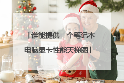 谁能提供一个笔记本电脑显卡性能天梯图