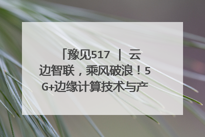 豫见517 | 云边智联，乘风破浪！5G+边缘计算技术与产业会议圆满召开