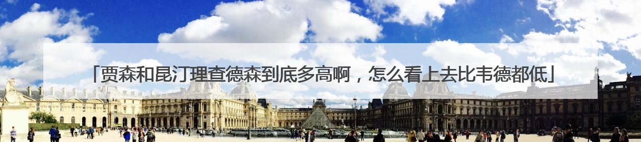 贾森和昆汀理查德森到底多高啊，怎么看上去比韦德都低