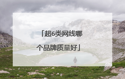 超6类网线哪个品牌质量好