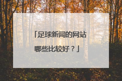 足球新闻的网站哪些比较好？