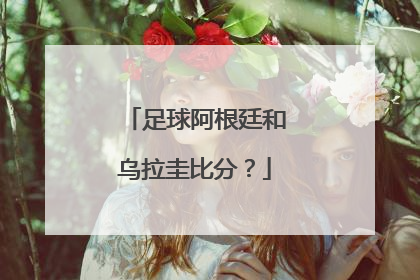 足球阿根廷和乌拉圭比分？