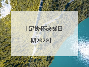 足协杯决赛日期2020