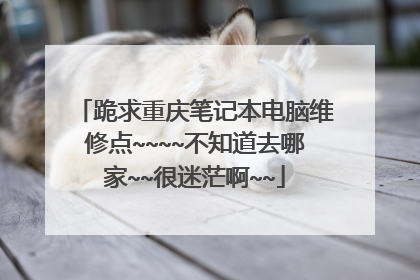 跪求重庆笔记本电脑维修点~~~~不知道去哪家~~很迷茫啊~~