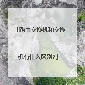 路由交换机和交换机有什么区别?
