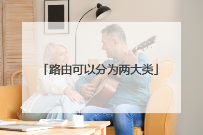 路由可以分为两大类