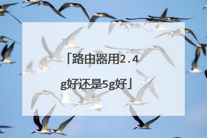 路由器用2.4g好还是5g好