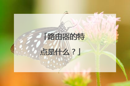 路由器的特点是什么？