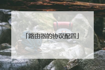 路由器的协议配置