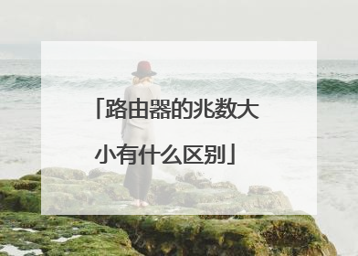 路由器的兆数大小有什么区别