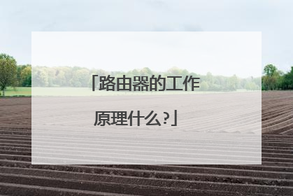 路由器的工作原理什么?