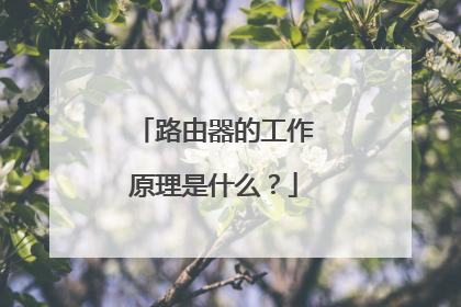 路由器的工作原理是什么？