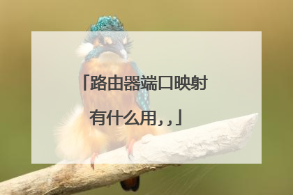 路由器端口映射有什么用,,