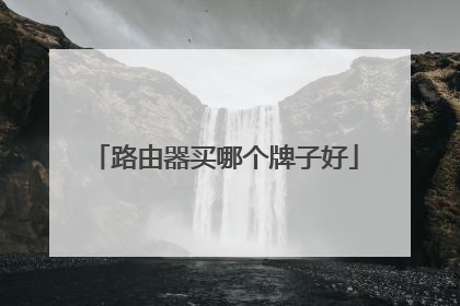 路由器买哪个牌子好