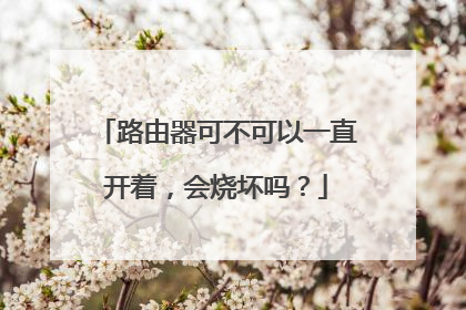 路由器可不可以一直开着，会烧坏吗？