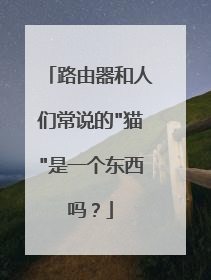路由器和人们常说的