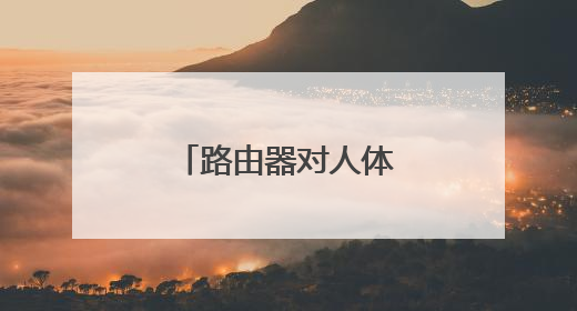 路由器对人体有伤害吗？