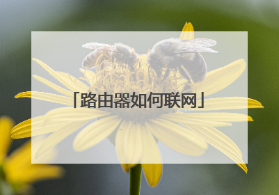 路由器如何联网