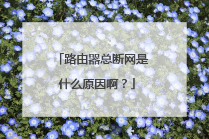 路由器总断网是什么原因啊?