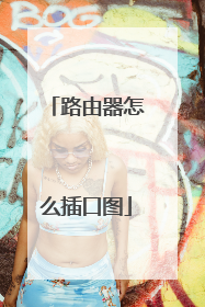 路由器怎么插口图