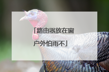 路由器放在窗户外怕雨不