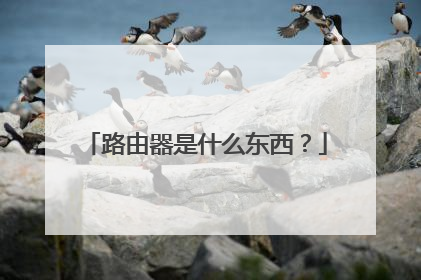 路由器是什么东西？