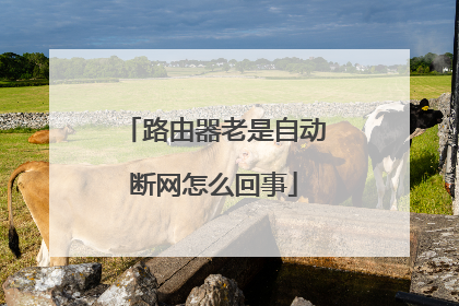 路由器老是自动断网怎么回事