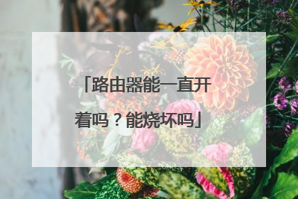 路由器能一直开着吗？能烧坏吗