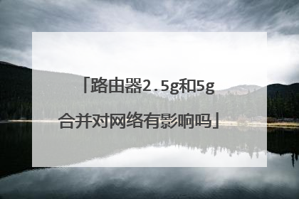 路由器2.5g和5g合并对网络有影响吗