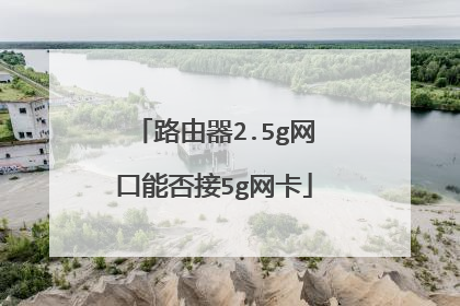 路由器2.5g网口能否接5g网卡