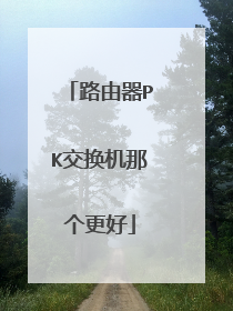 路由器PK交换机那个更好