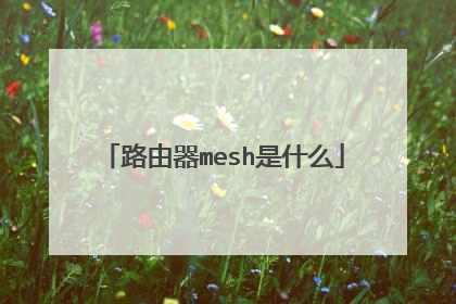 路由器mesh是什么