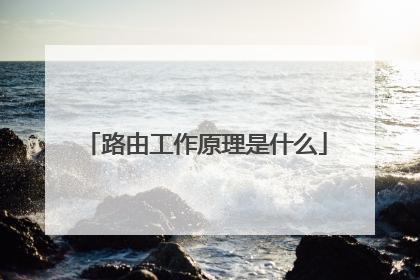 路由工作原理是什么